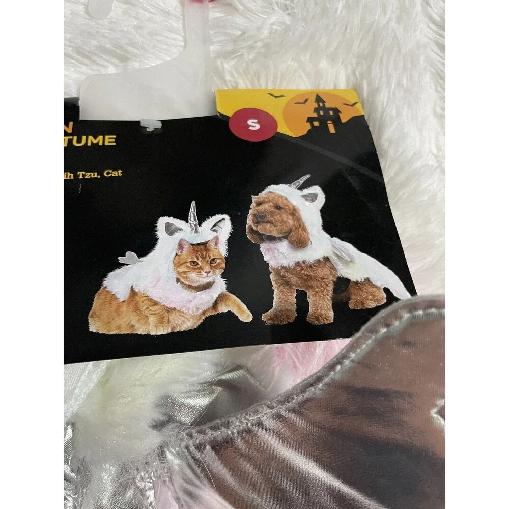 Vibrant Life Dog Pet Halloween Unicorn Costume Small Terrier Pug Shih Tzu Cat